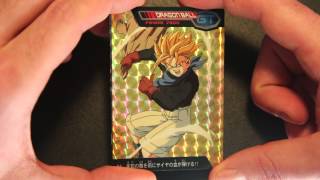 carte dragon ball ppcard part 32 amada  dbz card [upl. by Notxam]