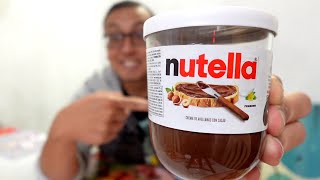 MI PRIMERA VEZ PROBANDO NUTELLA [upl. by Natividad]