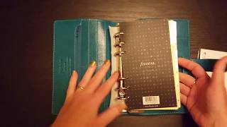 2016 Kingfisher Malden Personal Filofax Unboxing [upl. by Coster]