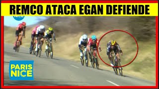 RESUMEN 5 ETAPA PARIS NIZA 2024 REMCO ATACA EGAN Bernal SE DEFIENDE [upl. by Einohtna]