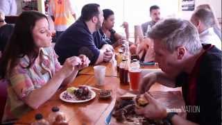 Christian Finnegan Smokes Meat in Austin Texas [upl. by Demaggio]