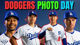 Dodgers 2024 Photo Day BTS Hilarious Shohei Ohtani Moments New Jerseys Spring Training Continues [upl. by Seditsira]