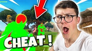 Jai TROUVÉ un CHEATER sur FORTNITE Battle Royale [upl. by Spancake466]