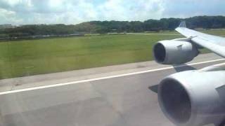 SQ22 Longest Takeoff run of a commercial passenger flight [upl. by Aunson]