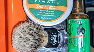 ShaveInMusic  Set Clubman Pinaud Rasoio Slant PAA Omega Travel Silvertip rasaturatradizionale [upl. by Mord]