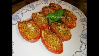 Pomodori gratinati  ricetta facilissima [upl. by Connor55]