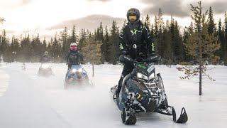 Snowmobiling in Swedish Lapland  CTEK [upl. by Ola313]