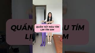 QUẦN TẤT TÍM LỊM TÌM SIM beauty stylish [upl. by Alidia]