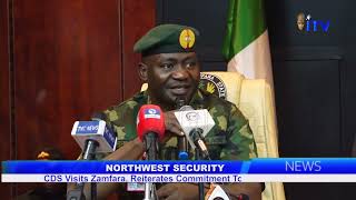 NorthWest Security CDS Visits Zamfara Reiterates Commitment To Arrest Turji [upl. by Marjy932]