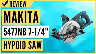 Makita 5477NB 714quot Hypoid Saw Review [upl. by Aynas]