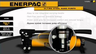 Enerpac Ultima Steel Hand Pump [upl. by Atirma]