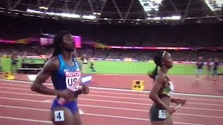 USA wins 4x100m Relay Women Final IAAF World Champs London 2017 [upl. by Tsirhc]