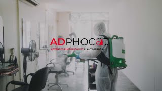 Adphocat99 Selfdisinfecting Surface Coating Service  Hair Salon [upl. by Sorodoeht]