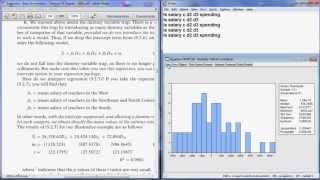 EVIEWS Análisis de regresión modelos ANOVA y ANCOVA [upl. by Celeste975]