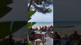 Beachbar kontiki 🍹🌴🏖️Paguera Beach MALLORCA🇪🇸spain mallorca travel shortsvideo [upl. by Jeunesse768]