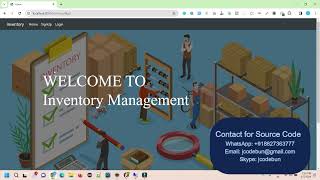 Inventory Management System Project in java using Spring Boot and Hibernate with source code [upl. by Nilad]