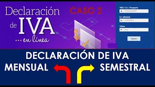 Declaración IVA SRI 2022  RIMPE caso 2 [upl. by Ariel901]