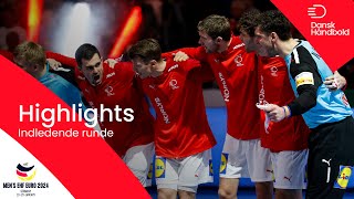 MATCH HIGHLIGHTS  All the best from Denmarks preliminary round  EHF EURO 2024 [upl. by Naihs213]