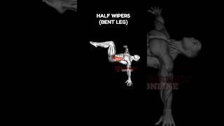 T⁵ HALF WIPERS BENT LEGabs absworkout technical workoutathome sixpack fyp phonkmusic [upl. by Ahsil]