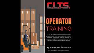 CLTS FORKLIFT TRAINING SOCIAL MEDIA 1 [upl. by Etterb]