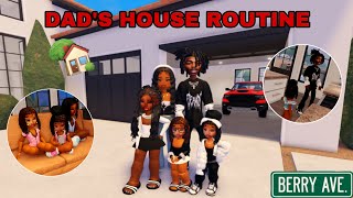 THE KIDS WENT TO THEIR DADDY HOUSE WEEKEND ROUTINE  Berry Ave Roleplay berryave roblox [upl. by Durston]