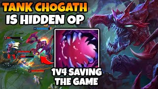 I had NO IDEA TANK CHOGATH could CARRY THIS HARD Especially against Challenger players [upl. by Braasch182]