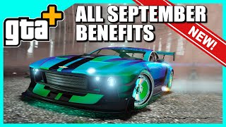 All New Benefits GTA Plus Members For September  GTA 5 Online [upl. by Noir]