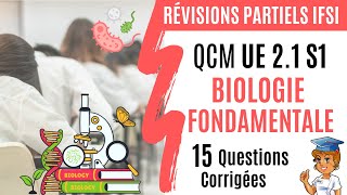 QCM UE 21 S1  Biologie Fondamentale Révisions partiels [upl. by Airitak]