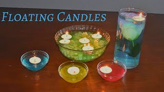 DIY Floating Candles [upl. by Ecirbaf]