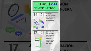 Calendario Fiscal Octubre 2024  Obligaciones Fiscales  Grupo Altea MG [upl. by Kcin947]