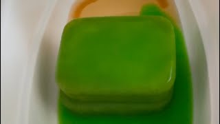 ASMR Esponjas com Pinho Sol e Pinho em Gel Verde 🫧🌲💚 Sponges with Pine Sol and Pine in Green Gel [upl. by Amalbergas521]