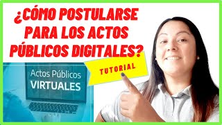 💻Ver Actualización 2022¿CÓMO POSTULARSE EN LOS ACTOS PÚBLICOS DIGITALES DOCENTES👉APD PROV DE BS AS [upl. by Cleopatra]