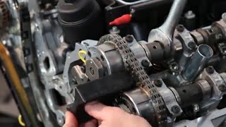 Chrysler Pentastar V6 30L 32L 36L Engine Timing Chain and Sprockets Installation [upl. by Llewellyn]