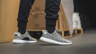 Adidas Yeezy Boost 350 V1 quotTurtle Dovequot Closer Look [upl. by Edniya]