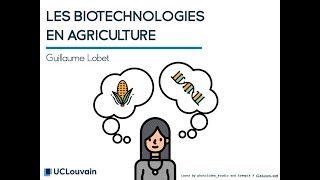 Introduction aux biotechnologies en agriculture [upl. by Ezitram884]