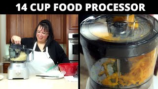 Magiccos 14 Cup Food Processor with Dicing Blade Review  Dicer Attachment  Whats up Wednesday [upl. by Randolf950]