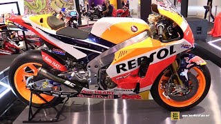 2018 Honda RCV213 Moto GP 93 Marc Marquez Racing Bike  Walkaround  Debut at 2018 EICMA Milan [upl. by Taran586]