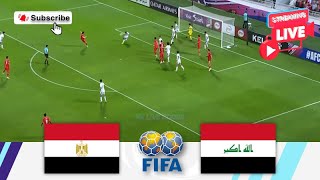 Egypt U23 vs Iraq U23 🔴Live Match Today⚽🎬 [upl. by Haliek]