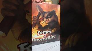 Forges of Ravenshire just arrivedboardgame boardgames boardgamer boardgamegeek boardgamers [upl. by Nynahs]