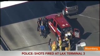 LAX Terminal Evacuated After Shooting Reports [upl. by Elocaj]