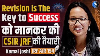 CSIR NET Life Science Topper Interview  June 2024 with Komal Joshi [upl. by Enaej]