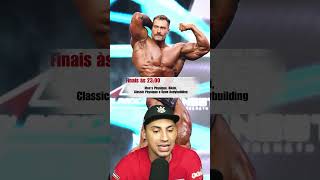 Cronograma mr Olympia 2024 academia mundomaromba shape cbum ramondino mrolympia [upl. by Rolyak]