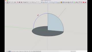 Sketchup creating a dome the easy way [upl. by Devland931]