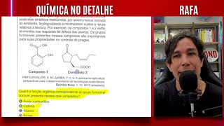 ENEM 2024  Química  Funções Orgânicas  os pesticidas naturais vêm sendo utilizados no controle [upl. by Andris]