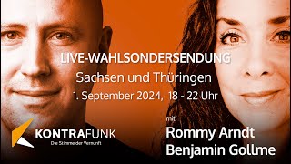 KONTRAFUNK live – Wahlsondersendung zur Landtagswahl in Sachsen und Thüringen [upl. by Lokin384]