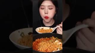 2xSpeed Mukbang Soft Tufo Ramyun Eat With Boki asmr mukbang eatingshow [upl. by Ojeibbob]