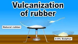 Vulcanization of Rubber  12th Std  Chemistry  Science  CBSE Board  Home Revise [upl. by Jessi]