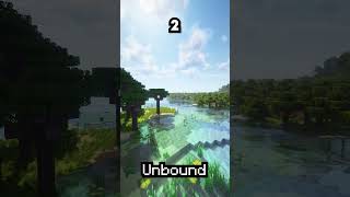 Which shaders is the best shorts minecraft [upl. by Ediva]