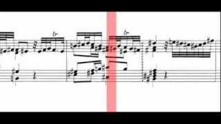 BWV 903  Chromatic Fantasy amp Fugue  Scrolling [upl. by Yrogiarc]