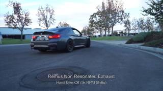 M3 M4 Remus Non Resonated Exhaust [upl. by Esoj]